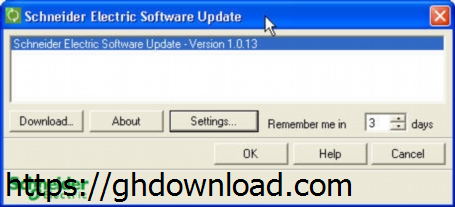 Schneider Electric Software Update
 Screenshot