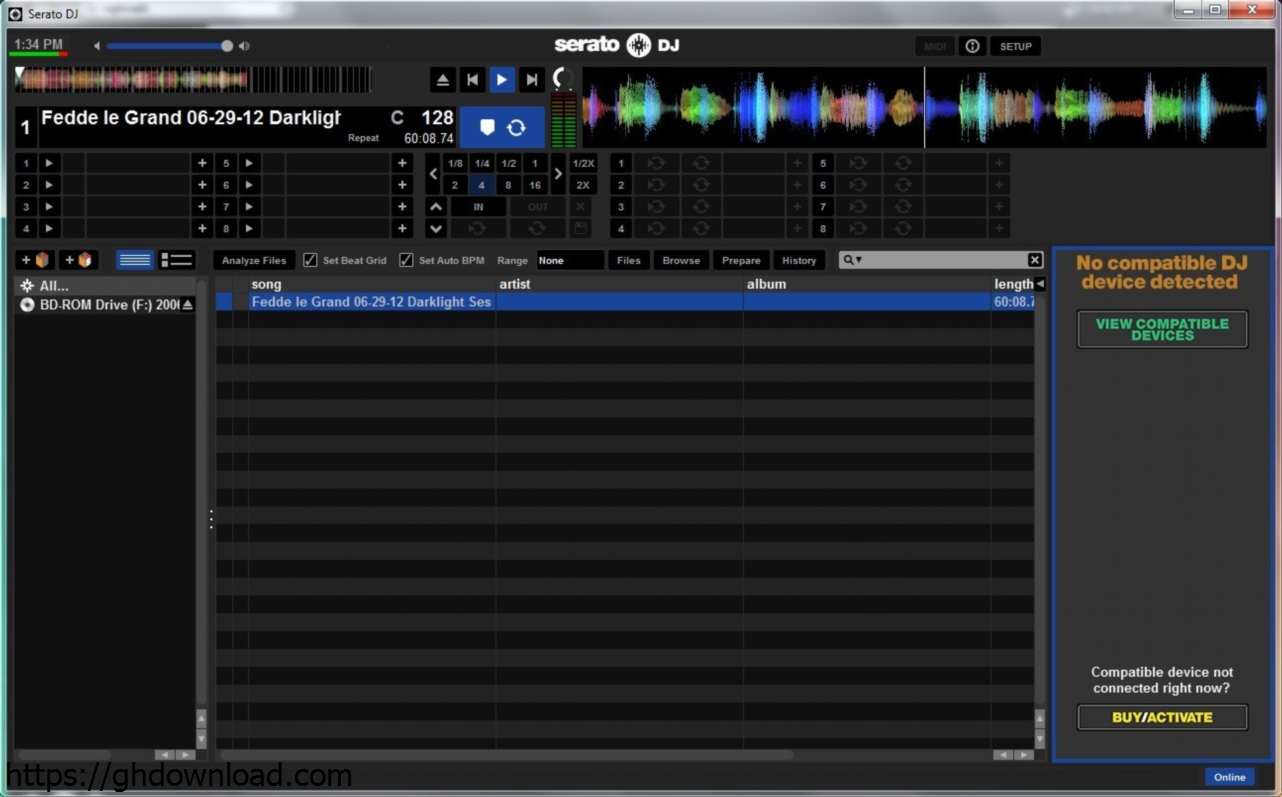 Serato DJ
 Screenshot